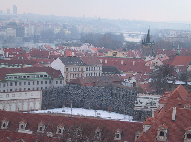 Prague. Anyone know what is in the foreground?